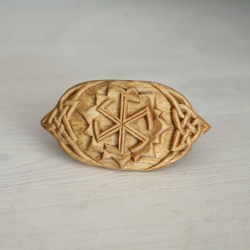 Заколка "Громовник" - из древесины липы